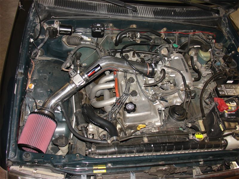 Injen 97-99 Tacoma 4 Cyl. only Wrinkle Black Power-Flow Air Intake System - GTR Auto