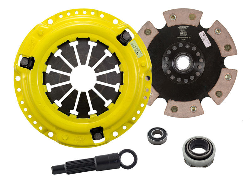 ACT 1988 Honda Civic XT/Race Rigid 6 Pad Clutch Kit HC7-XTR6