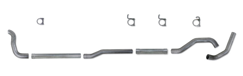 Diamond Eye KIT 4in TB MFLR RPLCMENT PIPE SGL AL: 2-WHEEL DRIVE ONLY 89-93 DODGE CUMMINS 5.9L - GTR Auto