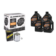 Load image into Gallery viewer, Maxima V-Twin Quick Change Kit Synthetic w/Chrome Filter Twin Cam