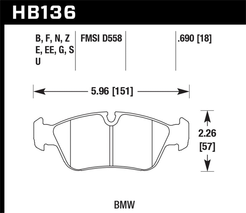Hawk 92-99 BMW 318 Series / 01-07 325 Series / 98-00 328 Series Blue 9012 Race Front Brake Pads - GTR Auto