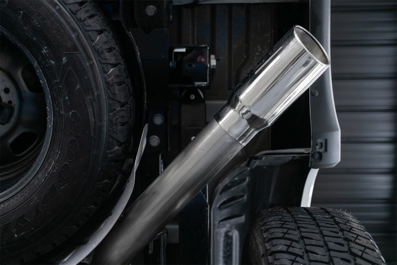 MBRP 2017+ Ford F-250/F-350 6.2L/7.3L Super/Crew Cab Single Side 4in T304 Catback Exhaust - GTR Auto