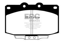 Load image into Gallery viewer, EBC 86-89 Mazda RX7 2.4 (1.3 Rotary)(Vented Rear Rotors) Bluestuff Front Brake Pads - GTR Auto