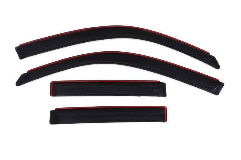 AVS 03-09 Toyota 4Runner Ventvisor In-Channel Front & Rear Window Deflectors 4pc - Smoke - GTR Auto
