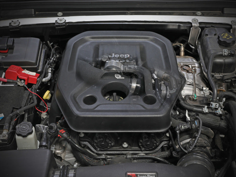 aFe BladeRunner 2 1/2in Intercooler Hot Side Charge Pipe 18-21 Jeep Wrangler JL L4-2.0L (t) - Black - GTR Auto