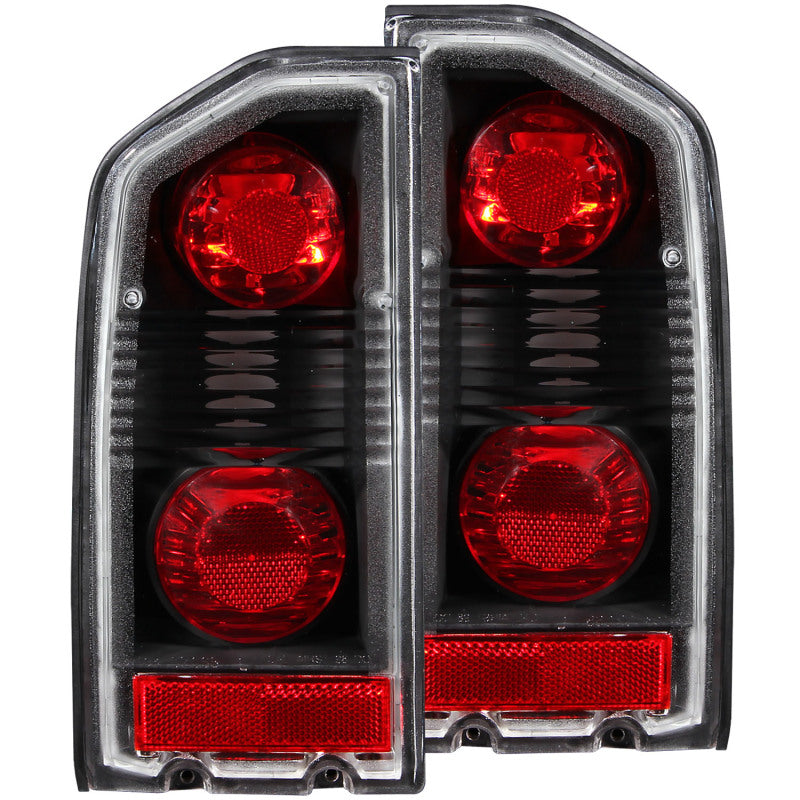 ANZO 1988-1998 Suzuki Vitara Taillights Black - GTR Auto
