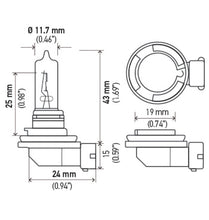 Load image into Gallery viewer, Hella Optilux H9 12V/100W XB Xenon White Bulb (pair) - GTR Auto