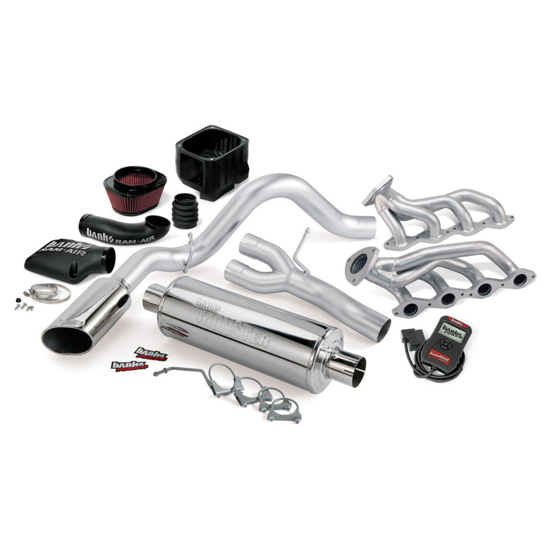 Banks Power 10 Chevy 5.3L CCSB FFV PowerPack System - SS Single Side-Exit Exhaust w/ Chrome Tip - GTR Auto