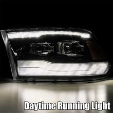 Load image into Gallery viewer, AlphaRex 09-18 Dodge Ram 1500HD PRO-Series Projector Headlights Plank Style Chrome w/Seq Signal/DRL - GTR Auto