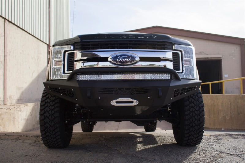 Addictive Desert Designs 17-18 Ford F-250 HoneyBadger Front Bumper w/ Winch Mount - GTR Auto
