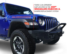 Load image into Gallery viewer, Go Rhino 07-20 Jeep Wrangler JL/JLU/JK/JKU/Gladiator JT Rockline Full Width Bumper w/ Overrider - GTR Auto
