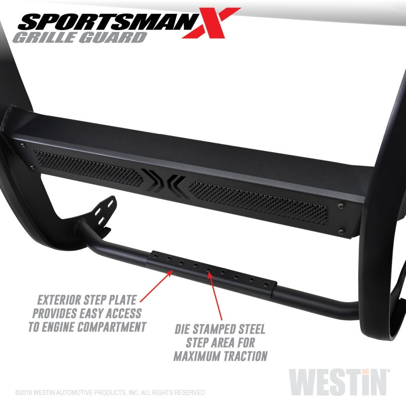 Westin 16-21 Toyota Tacoma Sportsman X Grille Guard - Tex. Blk - GTR Auto