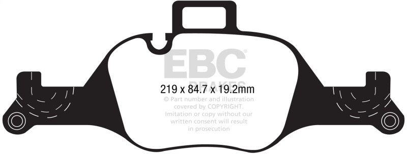 EBC 2017+ BMW 530 G30 Greenstuff Front Brake Pads - GTR Auto