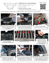 Load image into Gallery viewer, Oracle Pre-Runner Style LED Grille Kit for Jeep Gladiator JT - Blue