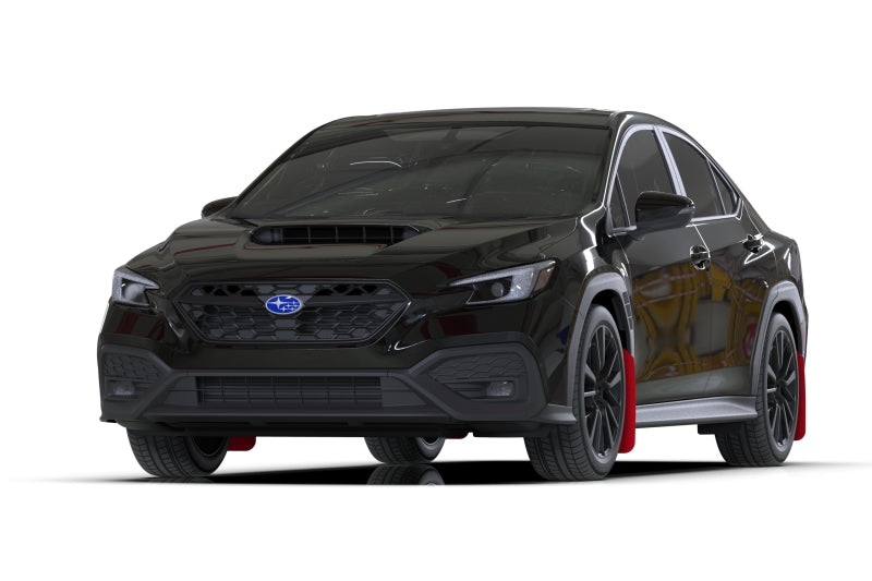 Rally Armor 22-26 Subaru WRX Red UR Mud Flap w/Black Logo MF92-UR-RD/BLK