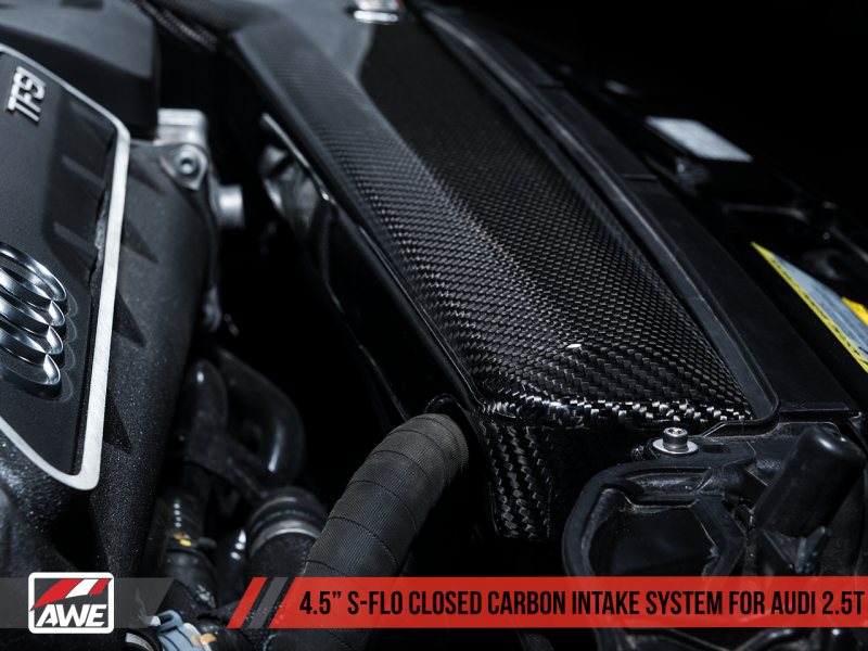 AWE Tuning Audi RS3 / TT RS S-FLO Closed Carbon Fiber Intake - GTR Auto
