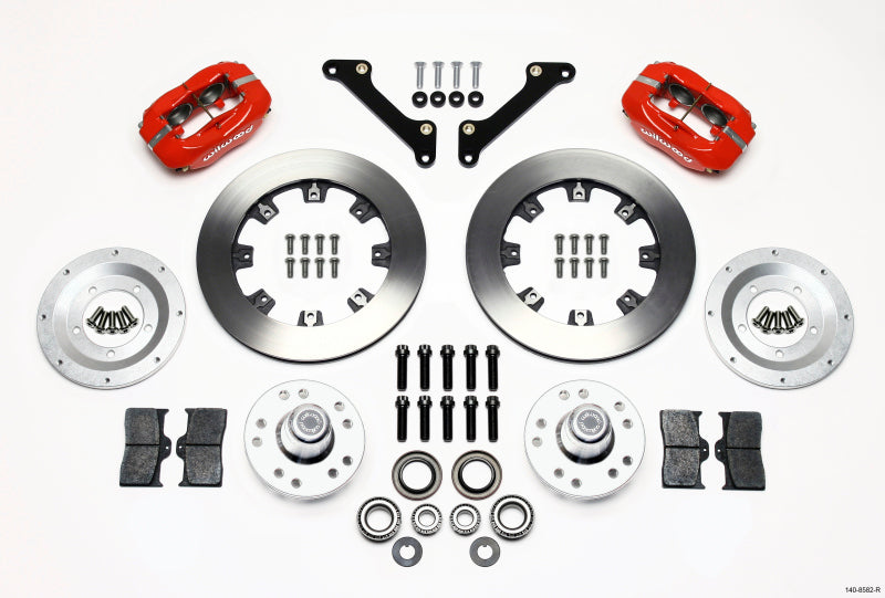 Wilwood Forged Dynalite Front Kit 12.19in Drilled Red 70-78 Camaro - GTR Auto