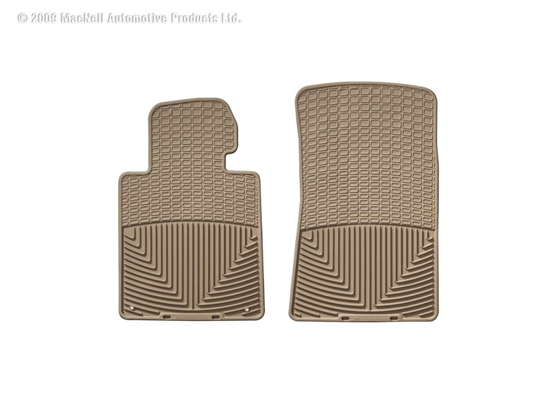 WeatherTech 99 BMW M3 Convertible Front Rubber Mats - Tan - GTR Auto