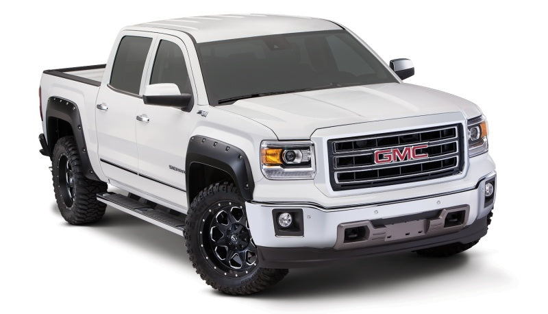 Bushwacker 16-18 GMC Sierra 1500 Pocket Style Flares 4pc - Black - GTR Auto