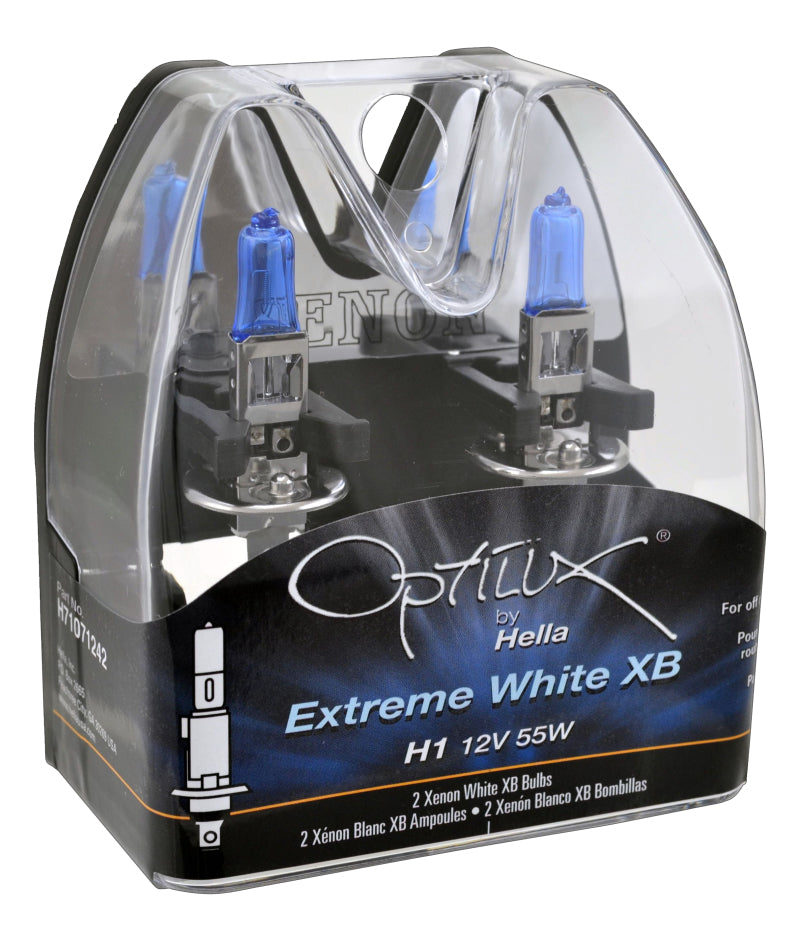 Hella Bulb H1 12V 55W Xen Wht Xb (2) - GTR Auto