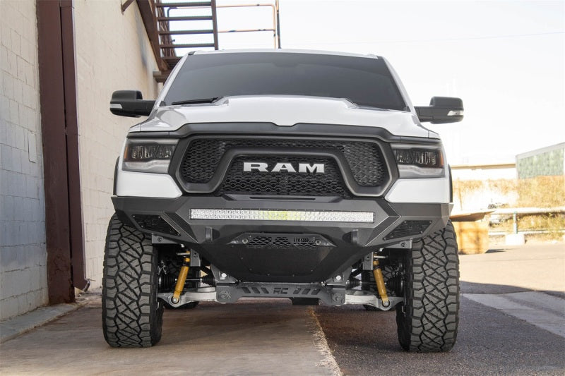 Addictive Desert Designs 2019 Ram Rebel 1500 Stealth Fighter Fr Bumper w/Parking Sensor Cutouts - GTR Auto