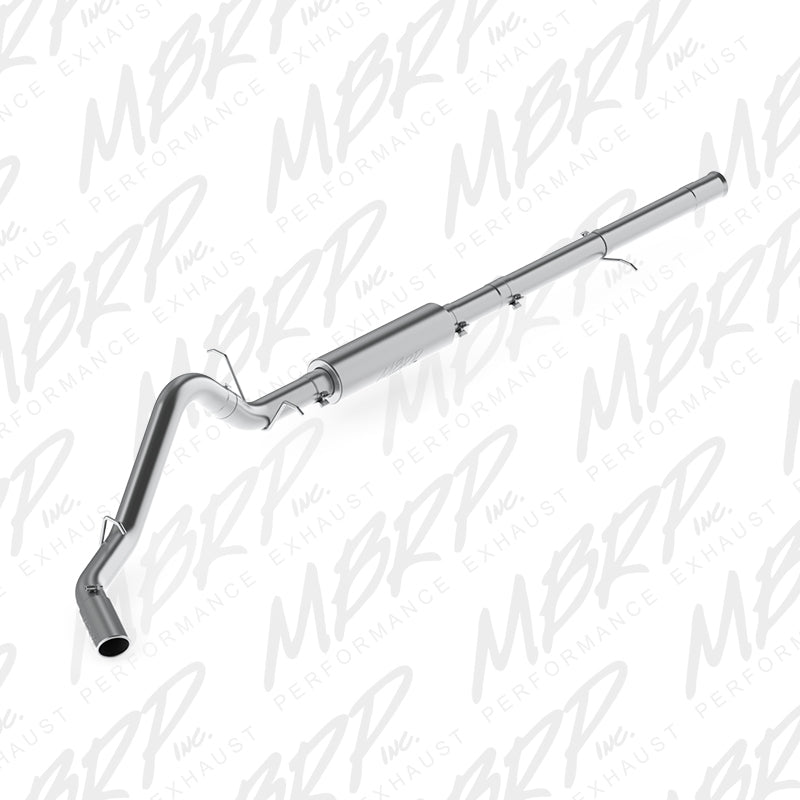 MBRP 2014 Chevy/GMC 1500 Silverado/Sierra 6.2L V8 Aluminum 3.5in C/B Single Side Exit Exhaust - GTR Auto