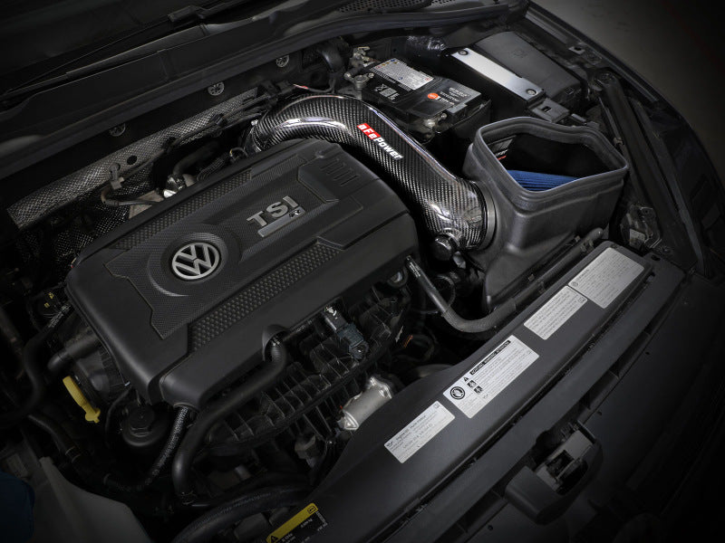 aFe 15-19 VW Golf R (MKVII) L4-2.0L (t) Track Series Carbon Fiber Intake System w/ Pro 5R Filter - GTR Auto
