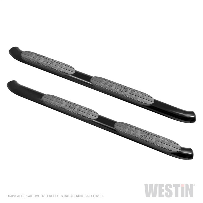 Westin 18-20 Jeep Wrangler JL Unlimited 4DR PRO TRAXX 4 Oval Nerf Step Bars - Textured Black - GTR Auto
