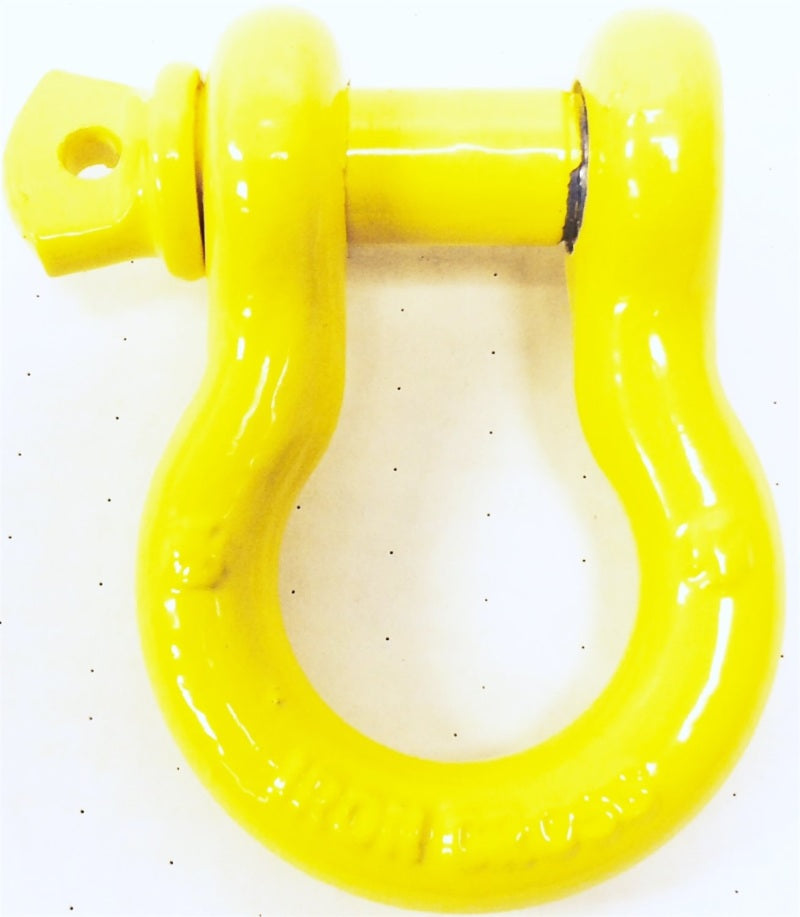Iron Cross 3/4in D-Ring Shackle - Yellow