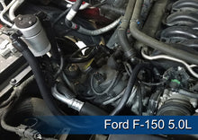 Load image into Gallery viewer, J&amp;L 2011-2025 Ford F-150 2.7L/3.5L/5.0L Passenger Side Oil Separator 3.0 - Clear Anodized - GTR Auto