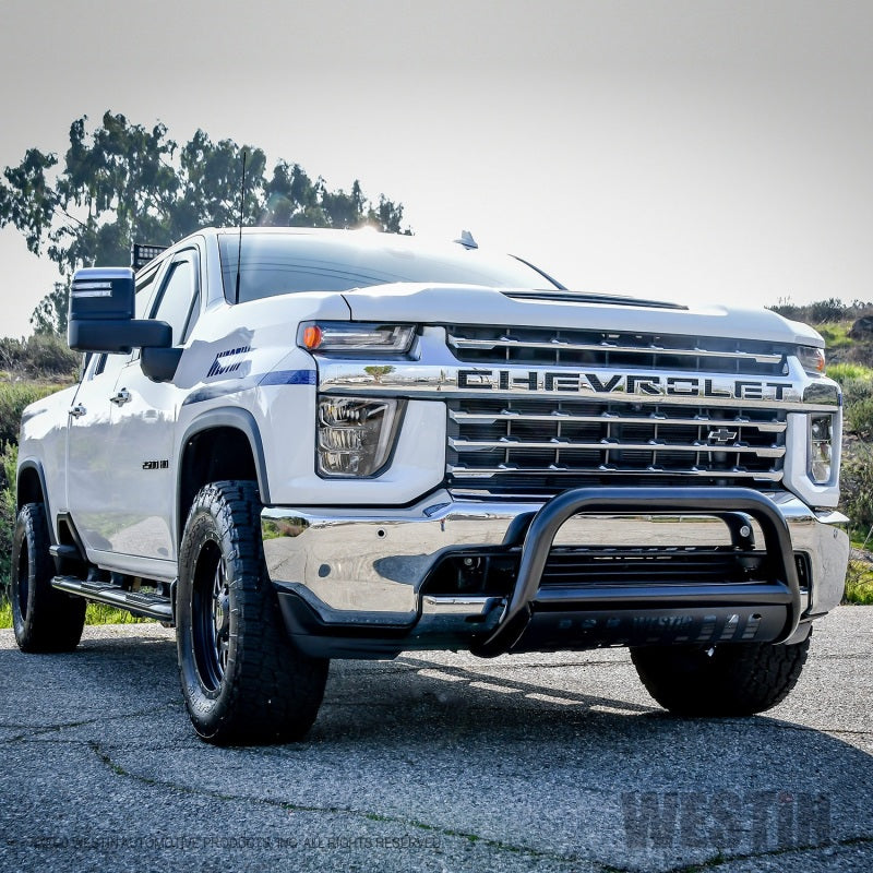 Westin 2020 Chevy Silverado 2500/3500 E-Series Bull Bar - Black - GTR Auto