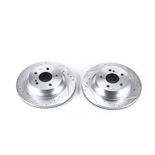 Load image into Gallery viewer, Power Stop 15-18 Mercedes-Benz CLS400 Rear Evolution Drilled &amp; Slotted Rotors - Pair EBR686XPR