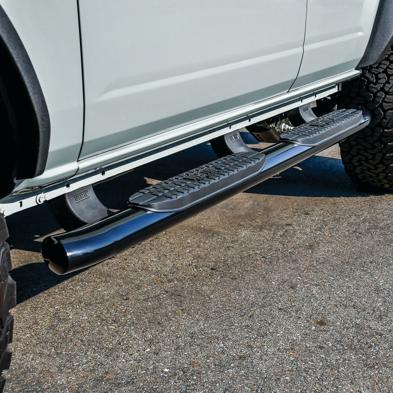 Westin 21-22 Ford Bronco (4-Door) PRO TRAXX 4 Oval Nerf Step Bars - Textured Black - GTR Auto