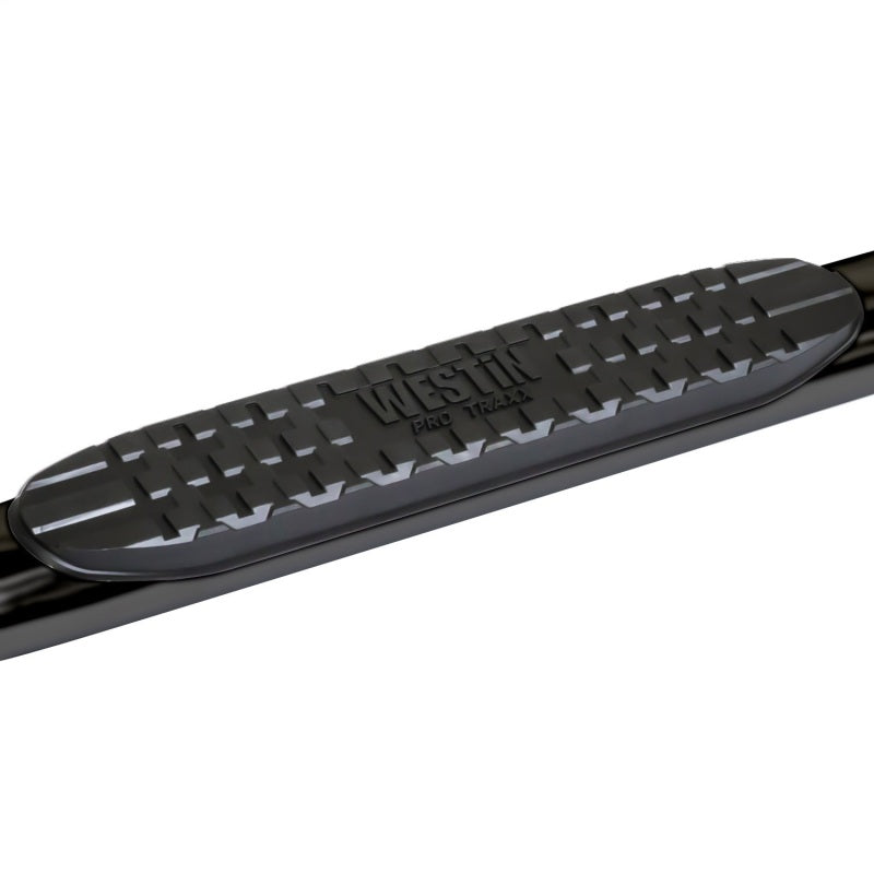 Westin 2007-2013 Chevy Silverado 1500 Reg Cab PRO TRAXX 4 Oval Nerf Step Bars - Black - GTR Auto