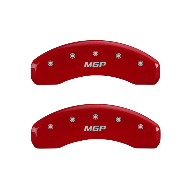 MGP Rear set 2 Caliper Covers Engraved Rear MGP Yellow finish black ch 25049RMGPYL