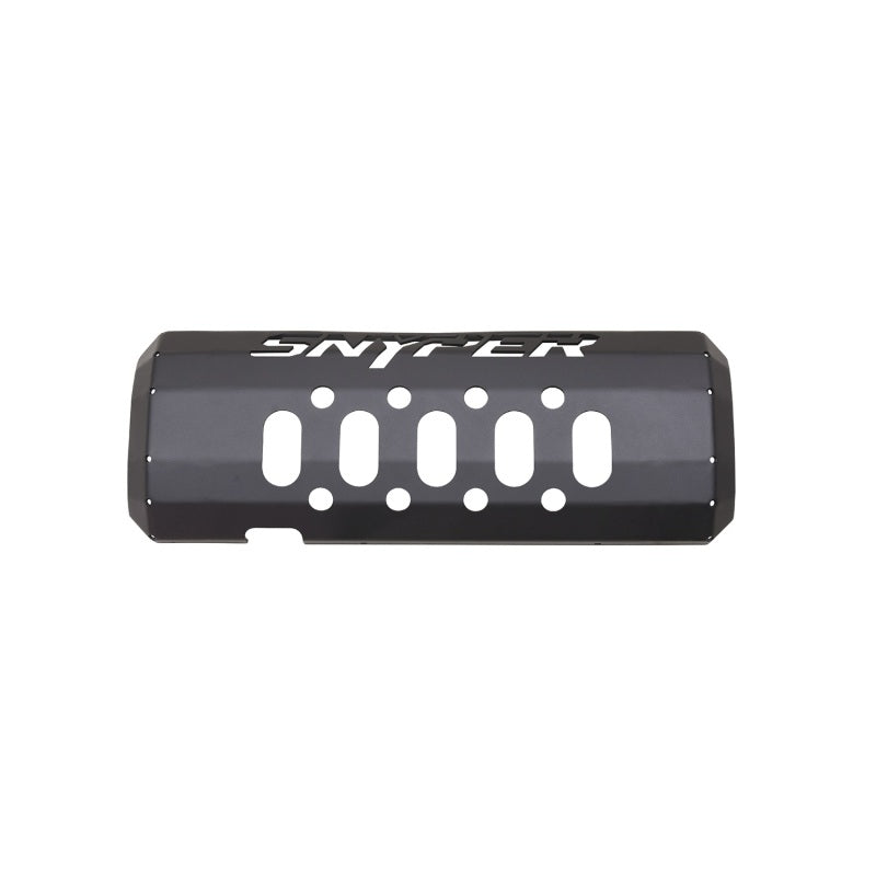 Westin/Snyper 07-17 Jeep Wrangler Muffler Skid Plate - Textured Black - GTR Auto