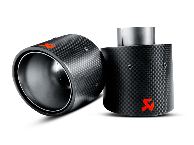 Akrapovic 07-14 MINI Cooper S (R56) / Cooper S Cabrio (R57) Tail Pipe Set (Carbon) - GTR Auto