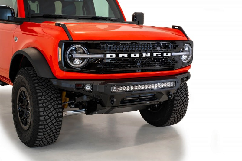 Addictive Desert Designs 2021+ Ford Bronco Stealth Fighter Front Bumper w/ Winch Mount - GTR Auto