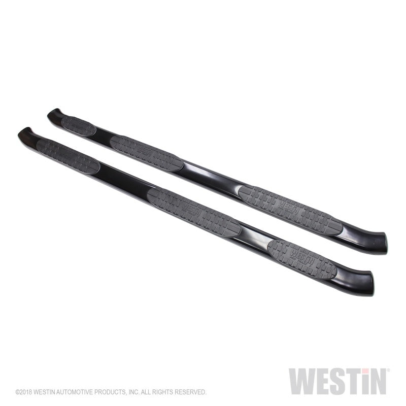 Westin 2017-2018 Ford F-250/350 Crew Cab (6.75ft Bed) PRO TRAXX 5 WTW Oval Nerf Step Bars - Black - GTR Auto