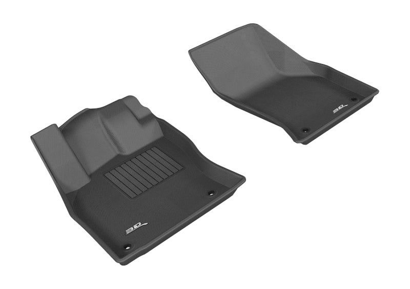 3D MAXpider 2015-2020 Audi A3/A3 Sportback E-Tron/RS3/S3 Kagu 1st Row Floormat - Black - GTR Auto
