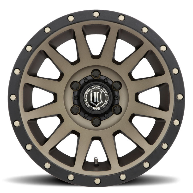 ICON Compression 18x9 5x150 25mm Offset 6in BS Bronze Wheel - GTR Auto