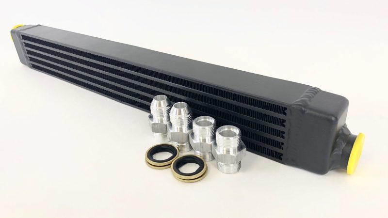 CSF 82-94 BMW 3 Series (E30) High Performance Oil Cooler w/-10AN Male & OEM Fittings - GTR Auto