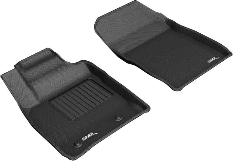 3D MAXpider 2018-2020 Ford Ecosport Kagu 1st Row Floormat - Black - GTR Auto