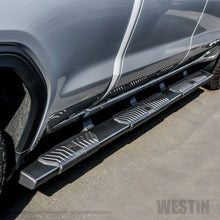 Load image into Gallery viewer, Westin 2019 Chevrolet Silverado/Sierra 1500 Crew Cab (6.5ft) R5 Modular Nerf Step Bars - Black - GTR Auto