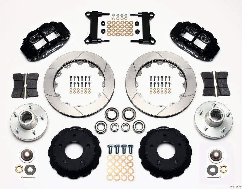 Wilwood Narrow Superlite 6R Front Hub Kit 14.00in Chevy C-10 60-87 CPP Drop Spindle - GTR Auto