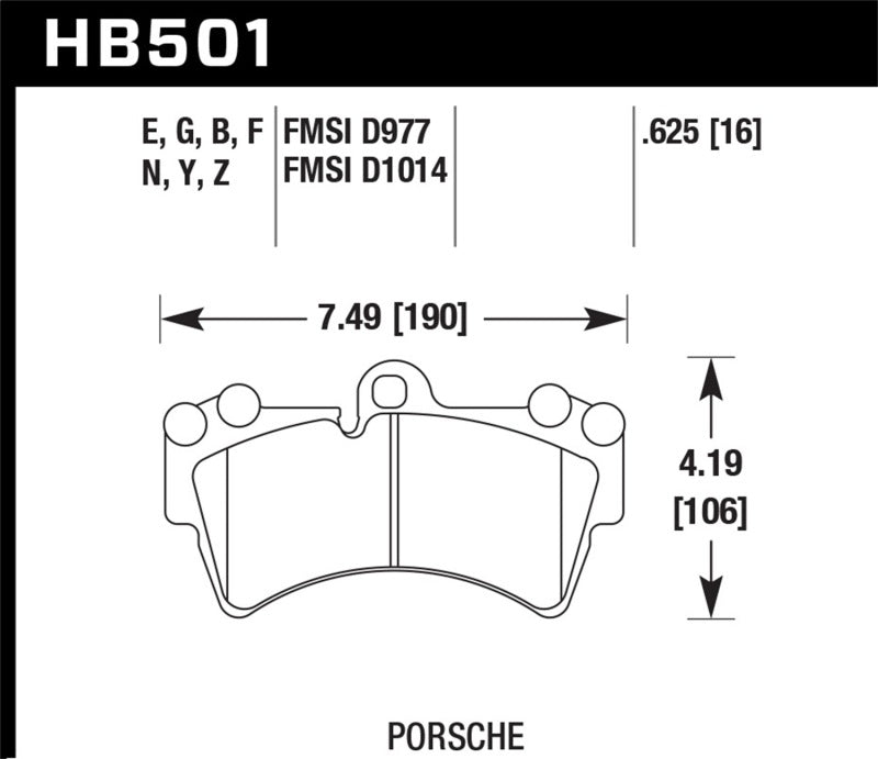 Hawk 07-10 Audi Q7 / 03-09 Porsche Cayenne / 04-09 VW Touareg DTC-60 Race Front Brake Pads - GTR Auto