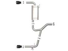 Load image into Gallery viewer, aFe MACHForce XP Exhausts Axle-Back 15-21 BMW X1 2.0L (t) (SS w/Black Tips) - GTR Auto