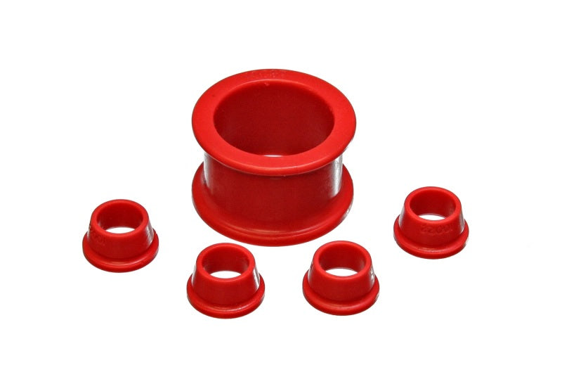 Energy Suspension 96-00 Honda Civic/CRX / 99-00 Honda Civic Si Red Power Steering Rack Bushing Set - GTR Auto
