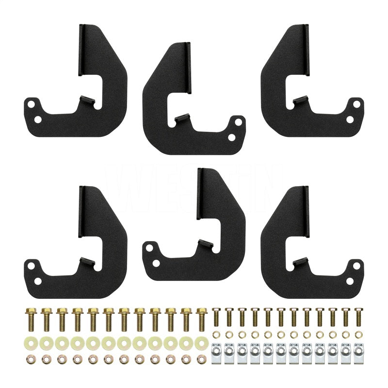 Westin 14-18 Chevrolet Silverado/GMC Sierra Crew Cab Outlaw Nerf Step Bars (Excl. Diesel) -Text. Blk - GTR Auto