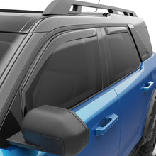 Load image into Gallery viewer, EGR 21-22 Ford Bronco Sport 4 Door In-Channel Window Visors - Dark Smoked (573561) - GTR Auto
